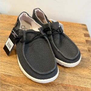 Charcoal Gray Hey Dude Shoes - Wendy loafer